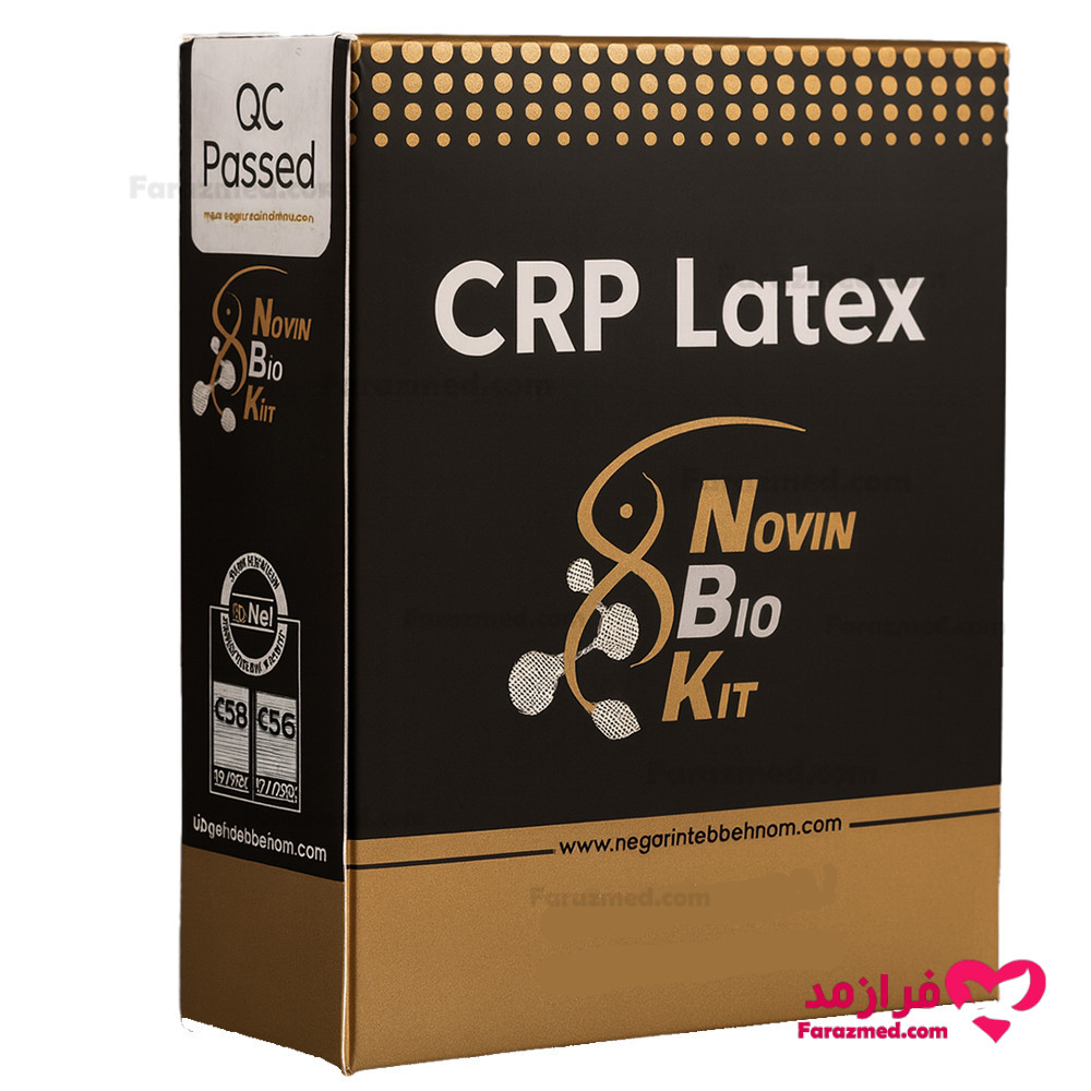  محصول 0 تصویر شماره کیت آزمایش CRP - Latex نوین بایوکیت مدل 100 تستی 