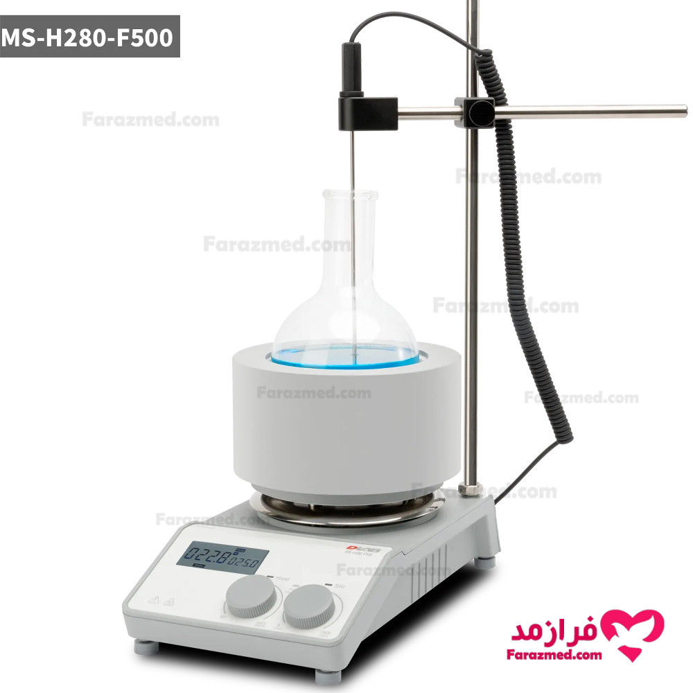  محصول 0 تصویر شماره شوف بالن آزمایشگاهی مگنت دار دیجیتال DLAB مدل MS-H280-F500 