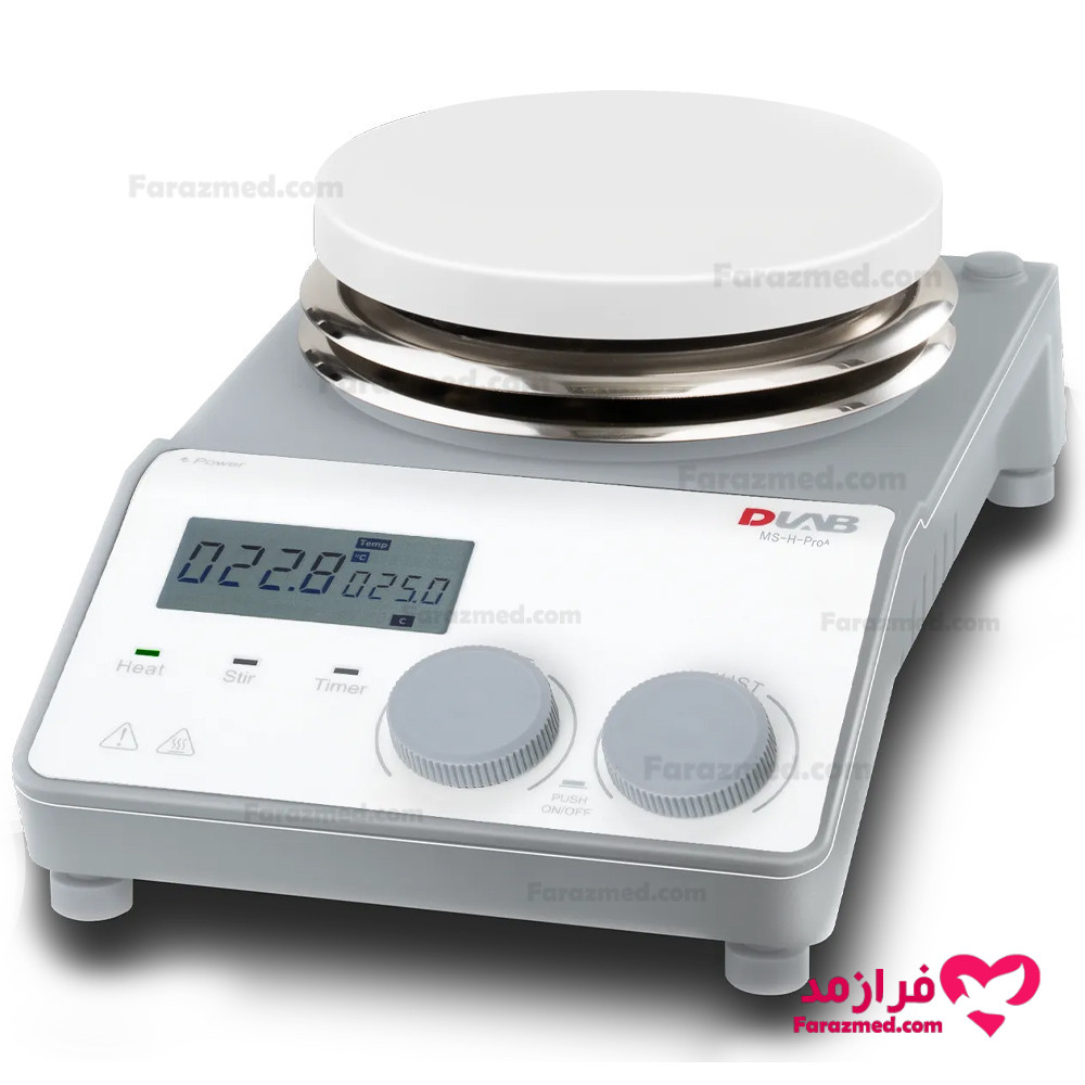  محصول 4 تصویر شماره هات پلیت مگنت استیرر دیجیتال DLAB مدل MS-H-ProA 