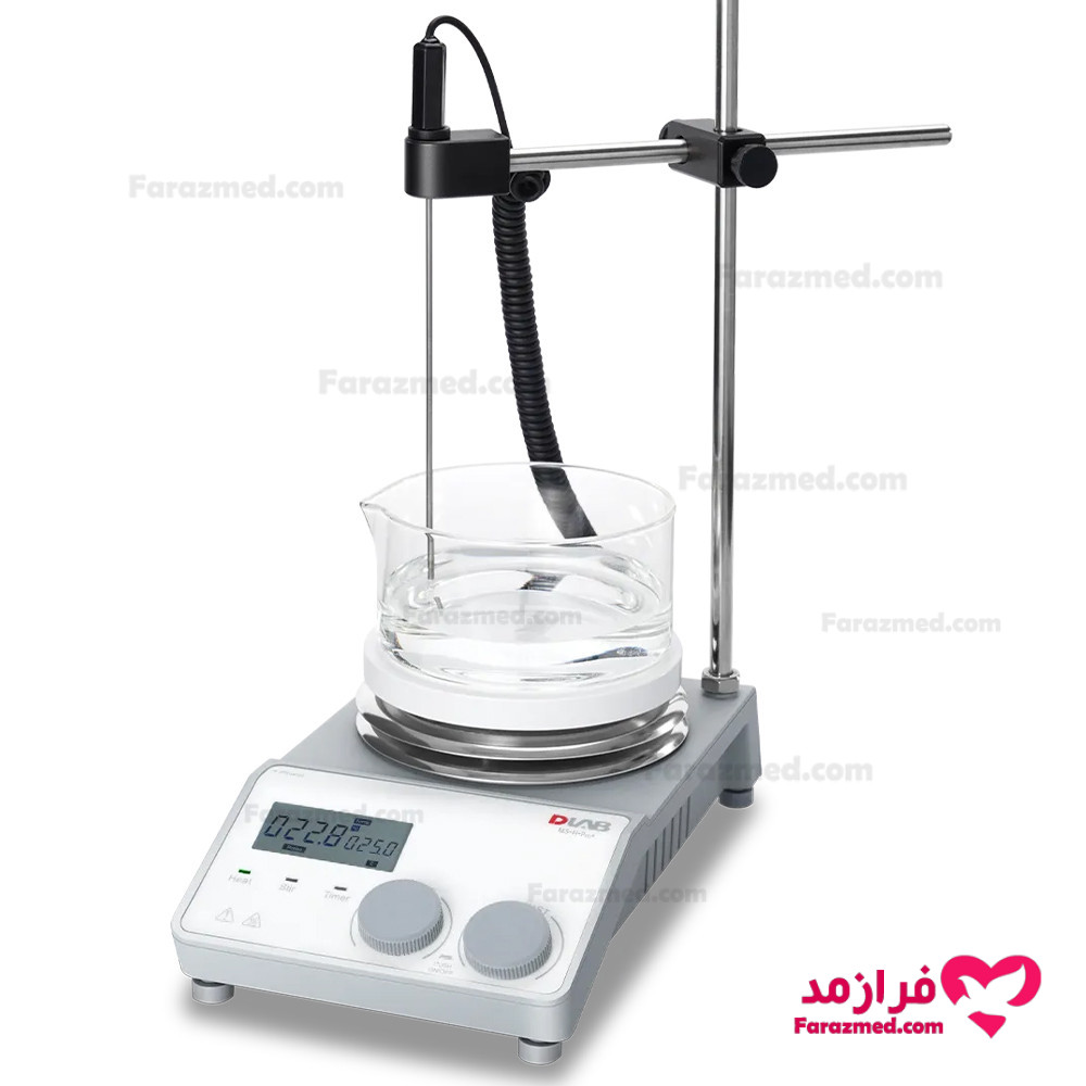 محصول 2 تصویر شماره هات پلیت مگنت استیرر دیجیتال DLAB مدل MS-H-ProA 