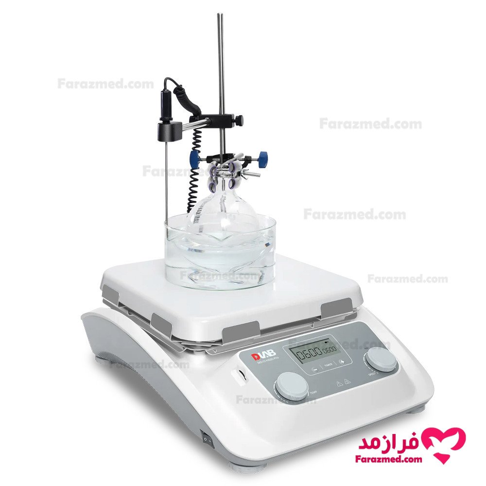  محصول 2 تصویر شماره هات پلیت مگنت استیرر دیجیتال DLAB مدل MS10-H500-Pro 