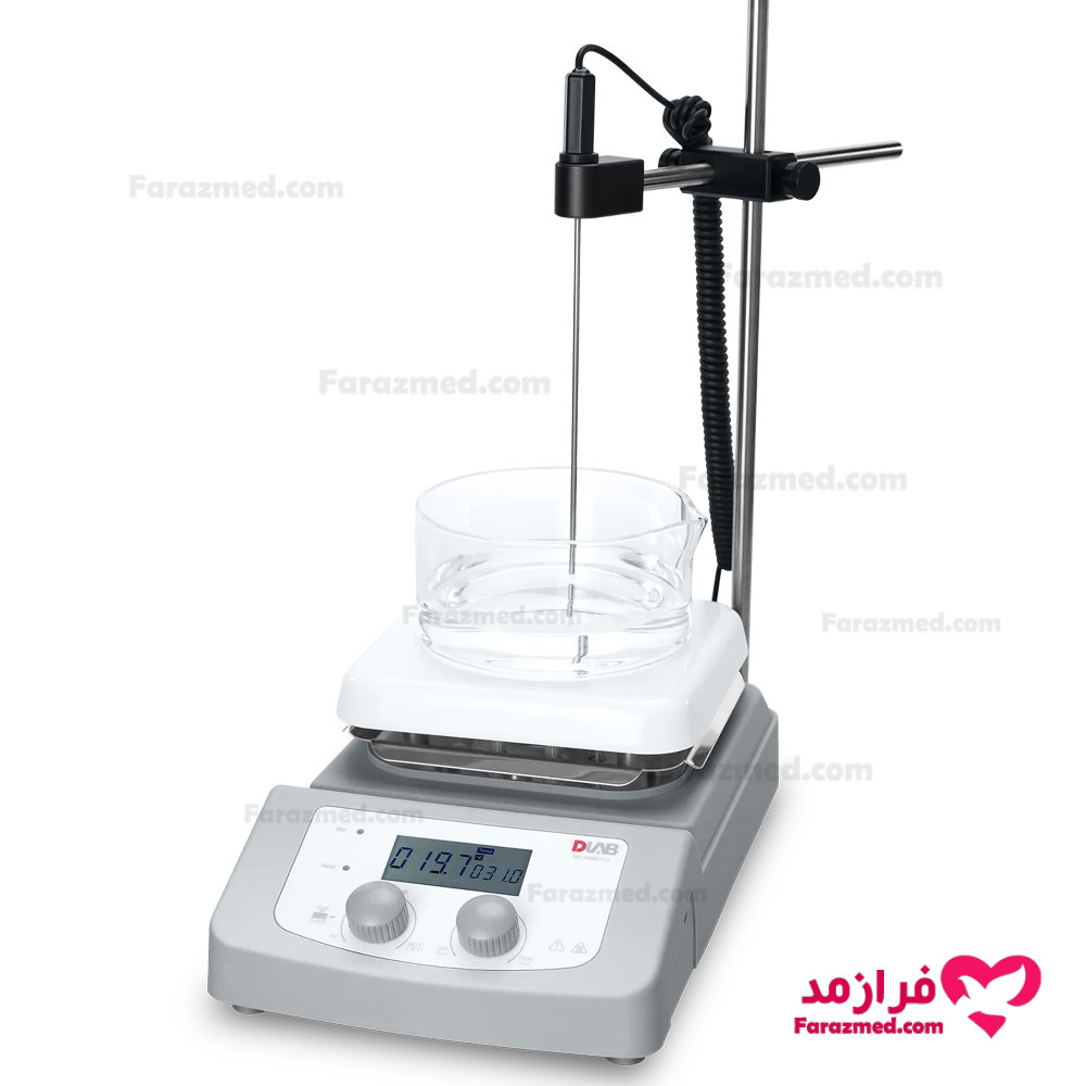  محصول 2 تصویر شماره هات پلیت مگنت استیرر دیجیتال DLAB مدل MS-H380-Pro 
