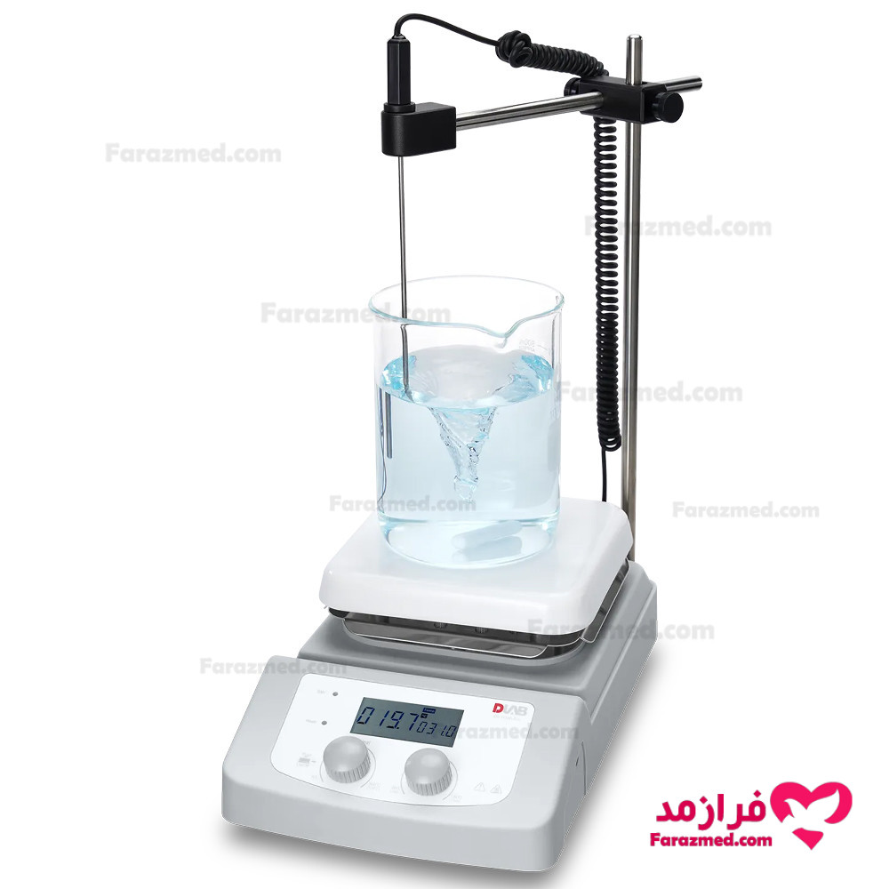  محصول 3 تصویر شماره هات پلیت مگنت استیرر دیجیتال DLAB مدل MS-H380-Pro 