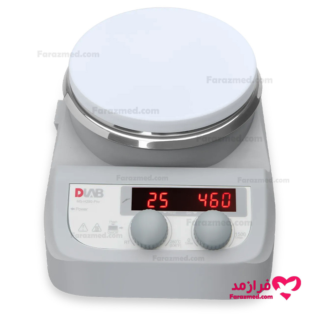  محصول 1 تصویر شماره هات پلیت مگنت استیرر دیجیتال DLAB مدل MS-H280-Pro 