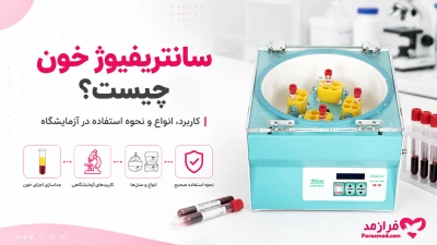 تصویر مطلب سانتریفیوژ خون چیست؟ کاربرد، انواع و نحوه استفاده در آزمایشگاه